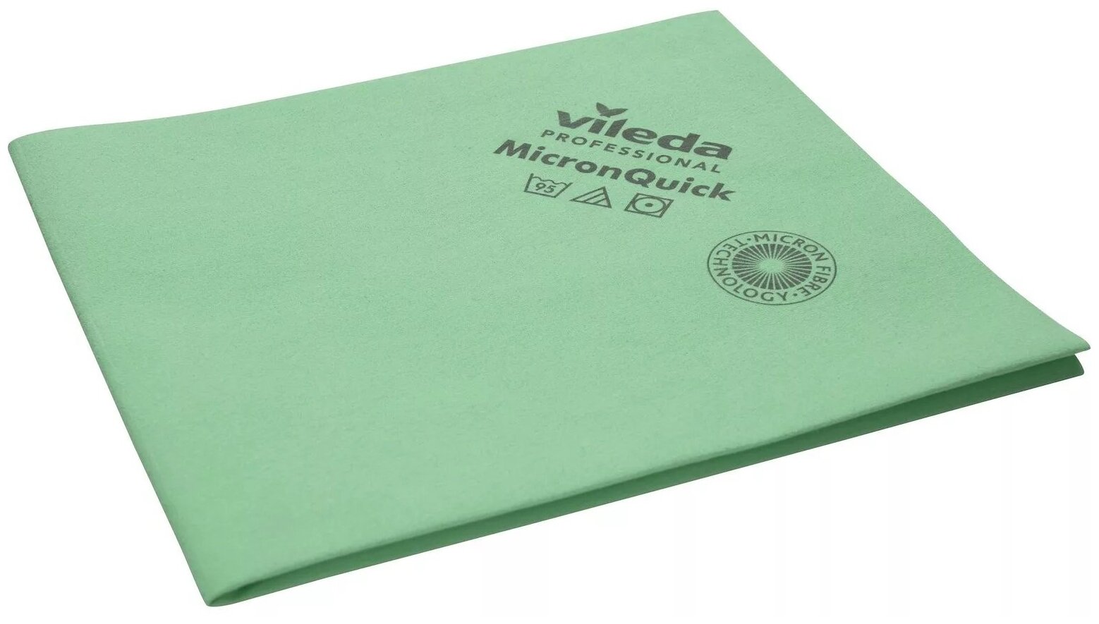 Салфетка/тряпка Vileda Professional, r-MicronQuick, Микронквик, 40х38см 2 шт, зеленый.