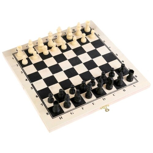 Игра настольная шахматы дерево+пластмасса, Shantou Gepai, D22041-1
