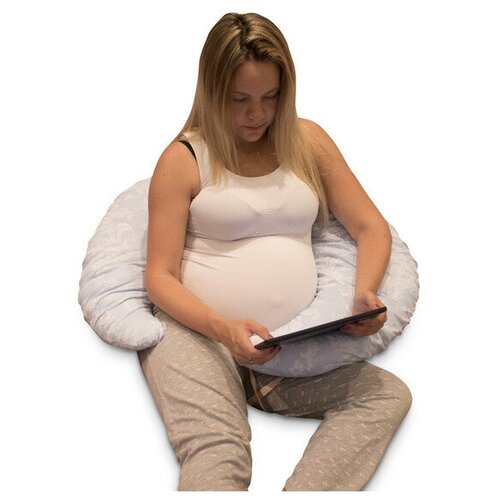 фото Подушка - рогалик для беременных и кормления 68х86х30 см "инкор"