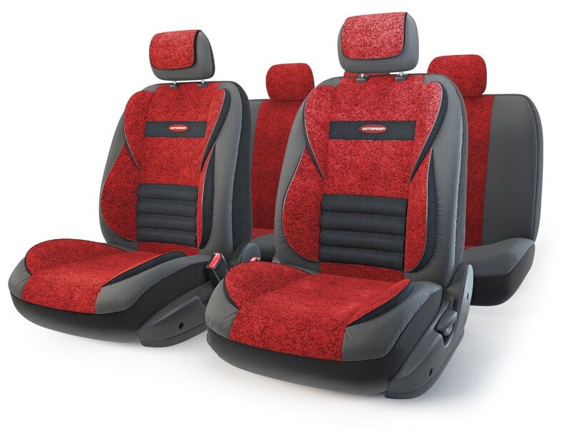 Чехлы на сиденья универсальные MULTI COMFORT MLT-1105GV BK/RD