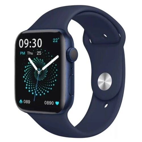 Умные синие смарт часы(iOS \ Android) / Смарт часы с сенсорным экраном /Новинка