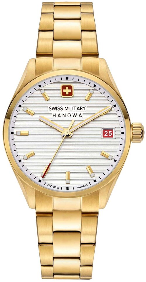 Наручные часы Swiss Military Hanowa Land, золотой, белый