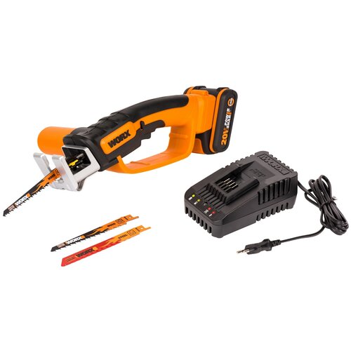 Пила сабельная аккумуляторная Worx WP892E 20 В АКБ и ЗУ в комплекте 1090000₽