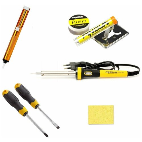 Паяльник электрический PS-660 набор для пайки 8 предметов 87300₽
