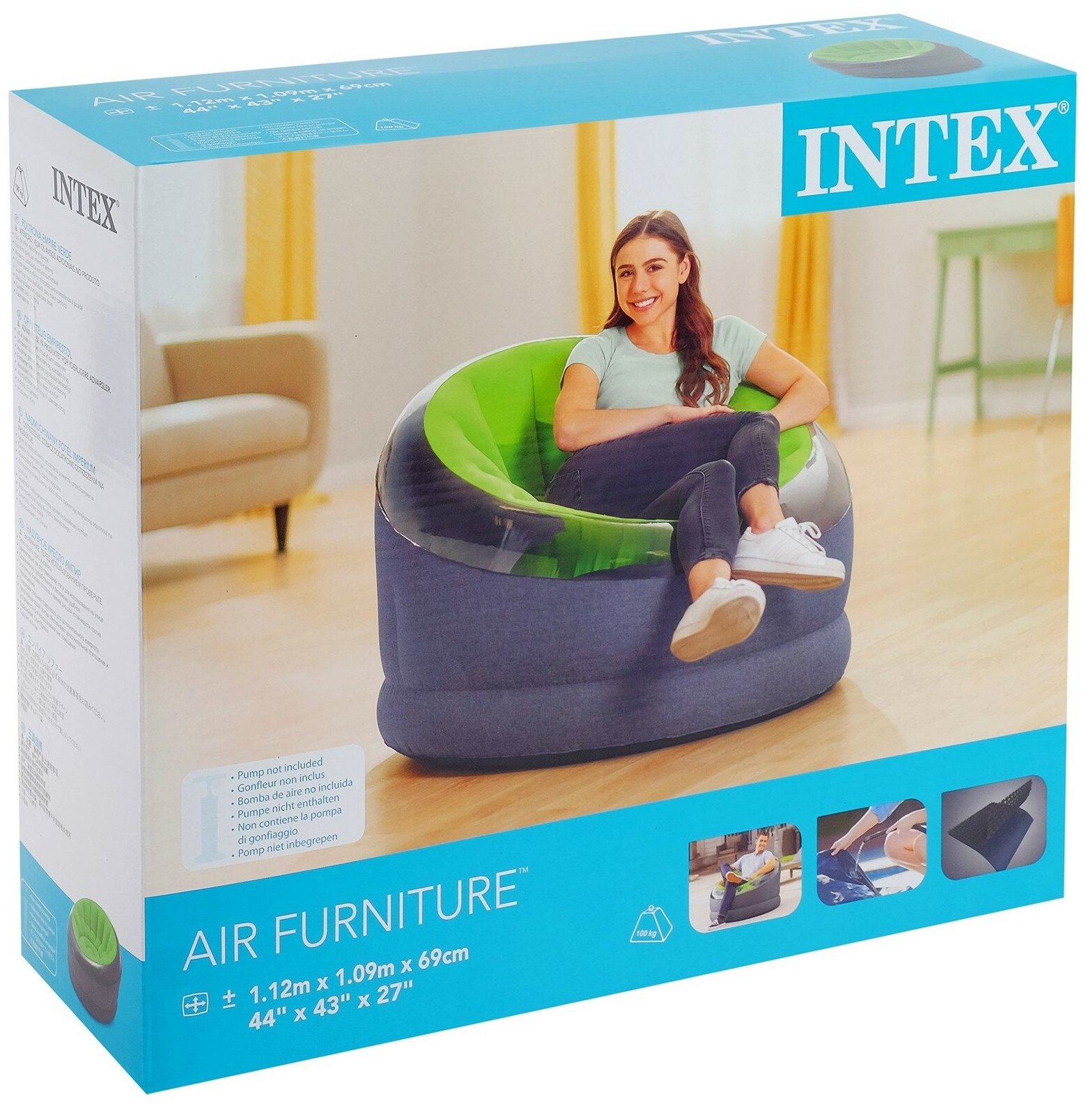 Надувное кресло Intex Empire 66582
