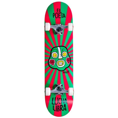 Скейтборд Enuff Lucha Libre, 31.5x7.75, red/green