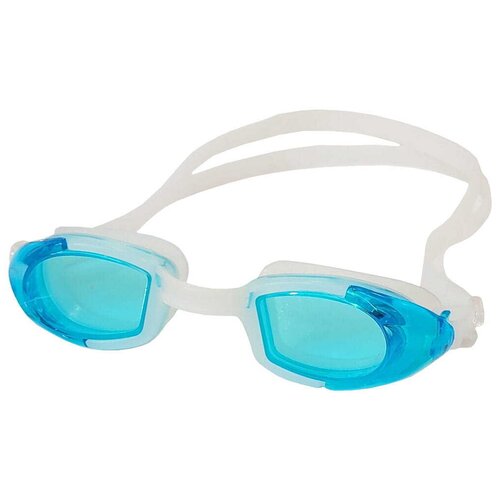 Очки для плавания Sportex E36855, голубой очки для плавания sportex e36855 черный