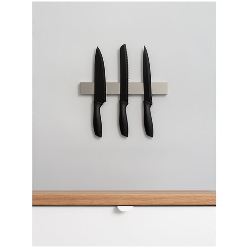 Shiny Kitchen, Магнитный держатель для ножей, Настенный магнит для крепления ножей и инструментов, 30 см