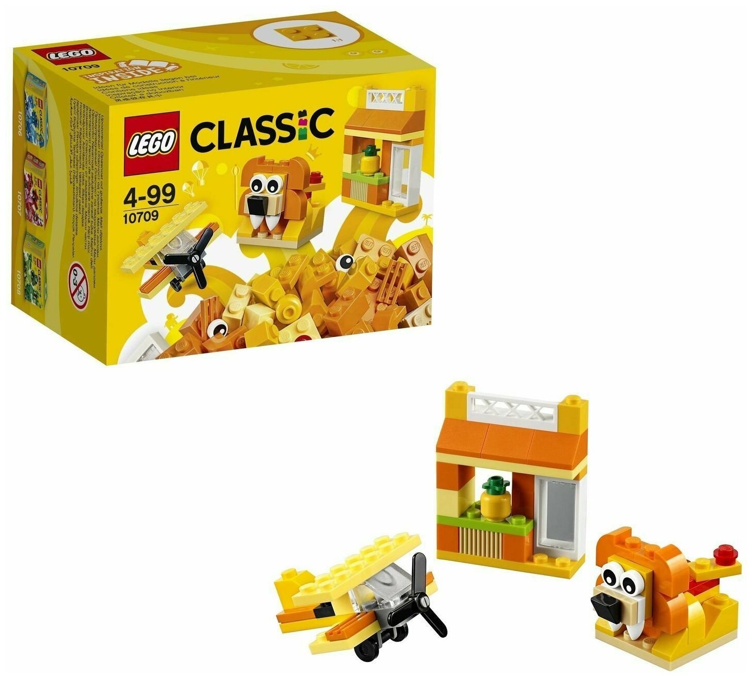LEGO Classic Оранжевый набор для творчества - фото №8