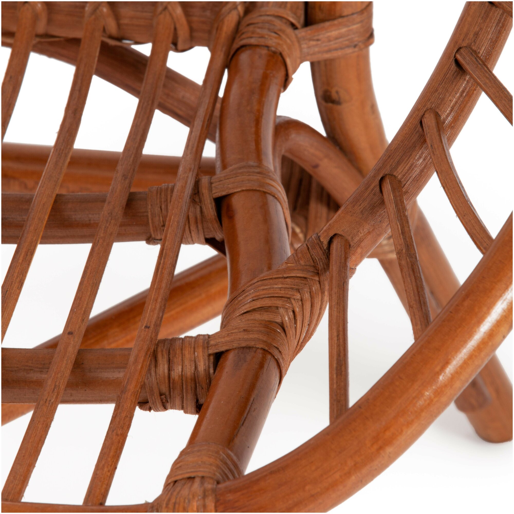 Комплект для отдыха TetChair TURKEY (стол круглый (со стеклом)+2 кресла + диван) /с подушками/ротанг, кр:70х65х78см, дв:120х65х78см, ст:D50х56,5см, coco brown (коричневый кокос) - фотография № 5
