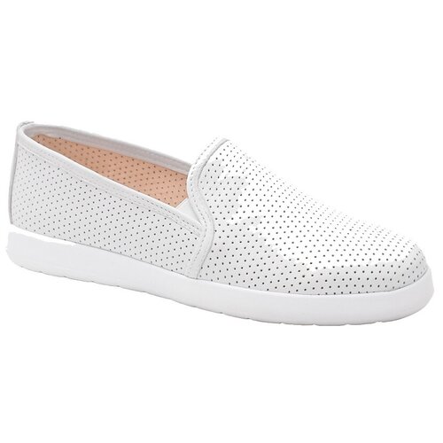 фото Слипоны (женские) aerobics 6374.009 off white белый 36