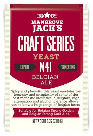 Дрожжи пивные "Mangrove JACK*S" Belgian Ale M41, 10 г.