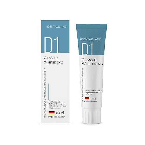 Зубная паста DENTAGlanz Classic Whitening, 100 мл