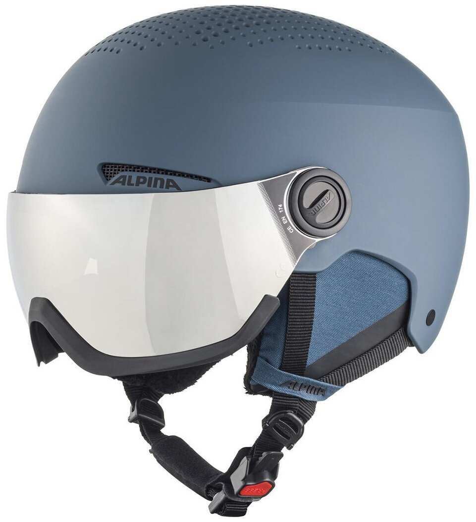 Шлем Alpina Arber Visor Q Lite Ink Matt (22/23) (54-58)