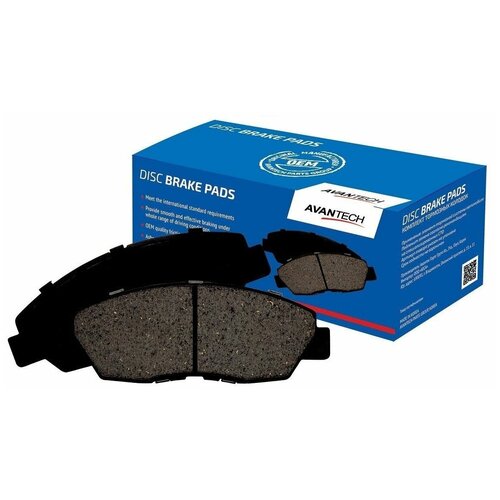 Колодки тормозные дисковые Avantech (противоскрипная пластина в компл.) арт. AV299