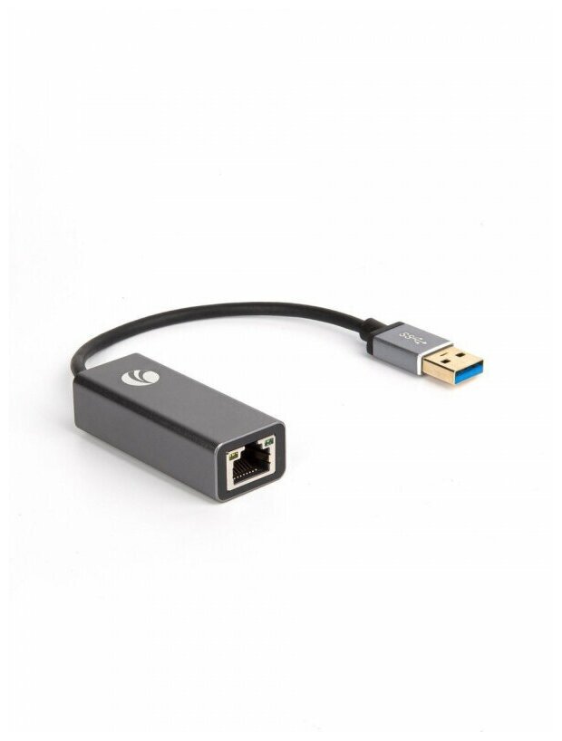 VCOM DU312M Кабель-переходник USB 3.0 (Am) -- LAN RJ-45 Ethernet 1000 Mbps Aluminum Shell VCOM DU312M