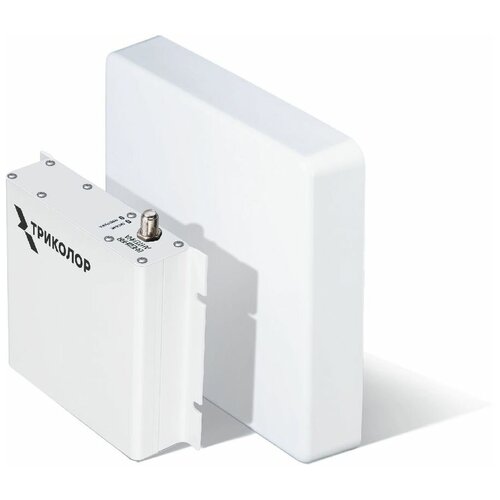 Усилитель сигнала сотовой связи Триколор TR-1800/2100-50-kit, 4G, 3G, 70 дБ, белый