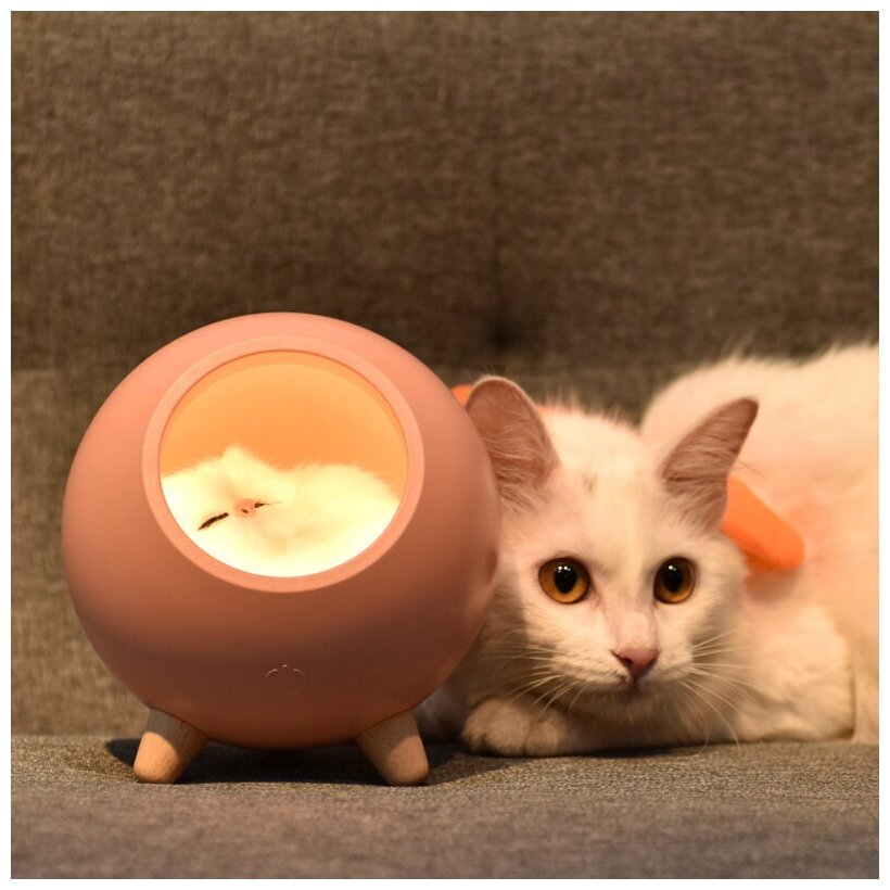 Светильник ночник "Домик для котика" - фотография № 10