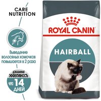 Сухой корм Royal Canin Hairball Care (Хэйрболл Кэа) для взрослых кошек от 1 до 12 лет для профилактики образования волосяных комочков, 0,4 кг