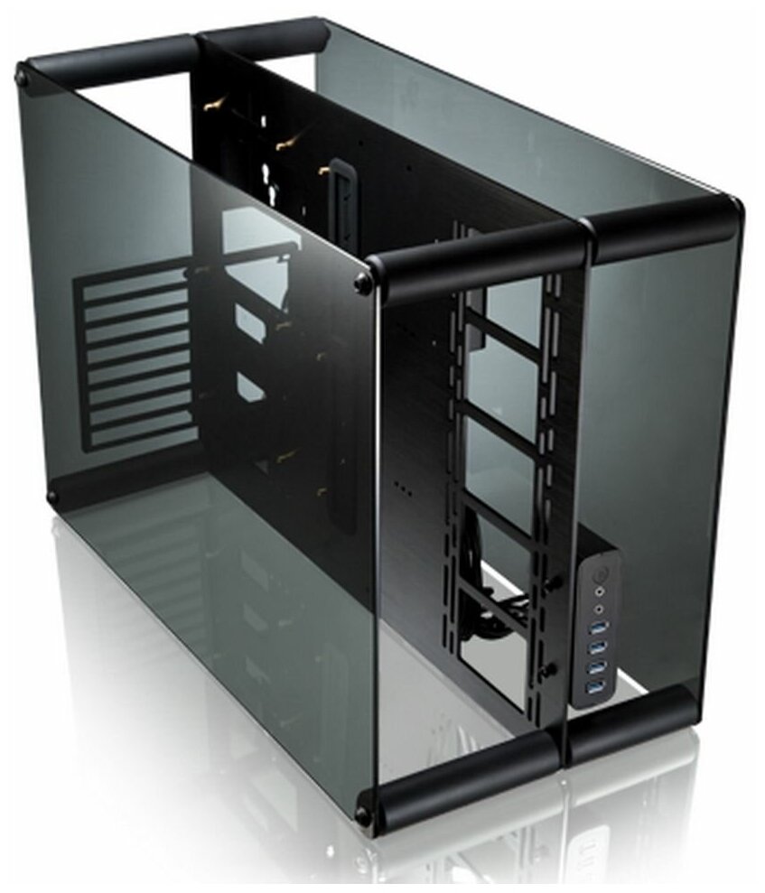 Корпус Raijintek PAEAN 0R200062, black, Aluminum, ATX/MICRO ATX/MINI ITX, USB3.0x4, HD Audiox1