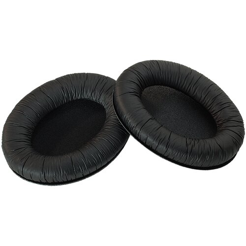 ear pads амбушюры для наушников sennheiser hd 515 hd 518 hd 519 hd 555 hd 558 hd 559 hd 595 черные Амбушюры Sennheiser HD 428 / HD 429 / HD 429 S / HD 438 / HD 448 / HD 449 / HD 206 / HD 201 / HD 180 (жатая экокожа)