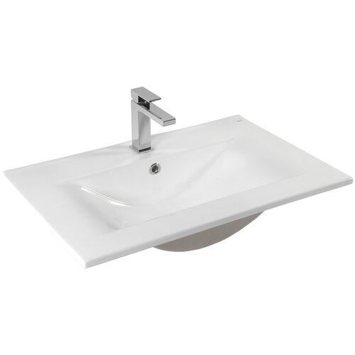 Раковина встраиваемая 70*46*17см BOND S05-700 прямоугольная белая