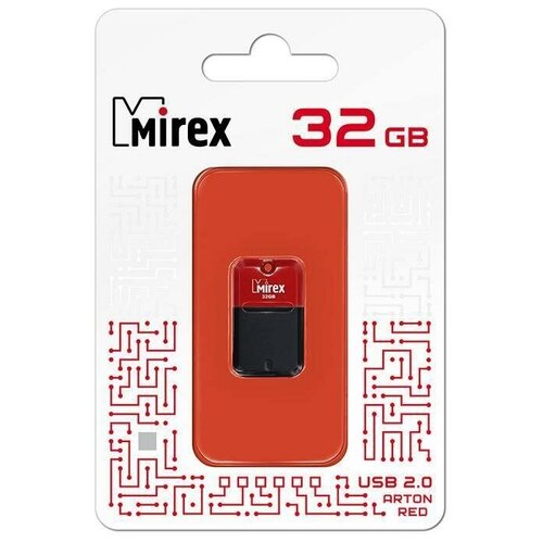 Флешка USB 2.0 Mirex 32 ГБ ARTON ( 13600-FMUART32 ) mirex флеш накопитель mirex keeper 32gb usb 3 0 металл