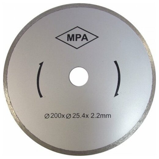 Круг алмазный 200x254мм для Энкор Корвет-464 Энкор Корвет-460-680 (Энкор 25502)