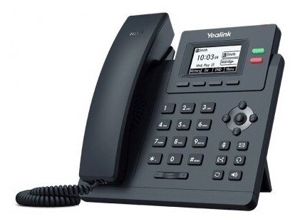 Yealink SIP-T31G Телефон SIP 2 линии PoE GigE БП в комплекте