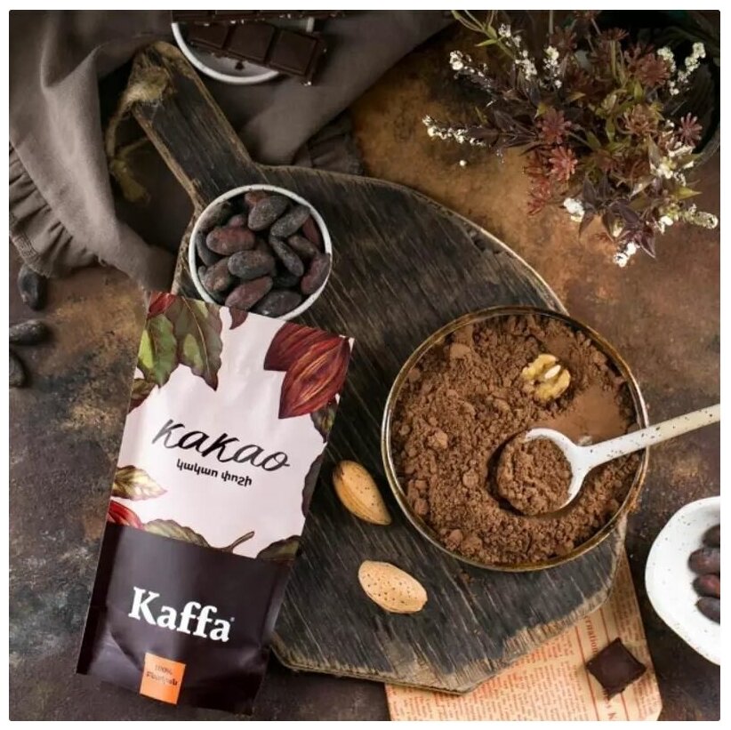 Какао порошок Kaffa Kakao 100гр - фотография № 2