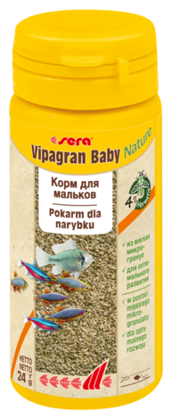 ​Корм для мальков в гранулах Sera Vipagran Baby Nature, 50 мл, 24 гр