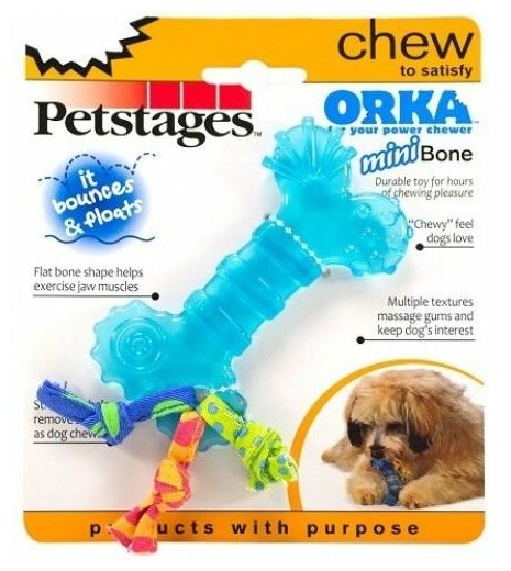 Petstages ORKA. Mini-Косточка для собак малых пород (10 см)