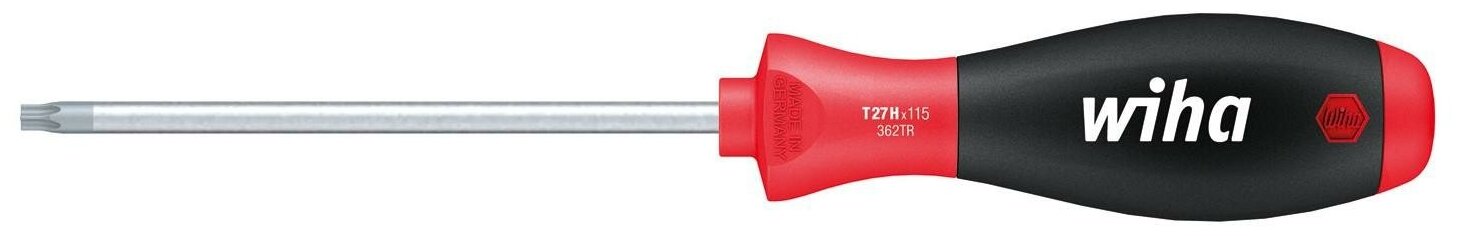 WIHA 03108 Отвертка SoftFinish TORX Tamper Resistant T9Hx60 мм серия 362TR