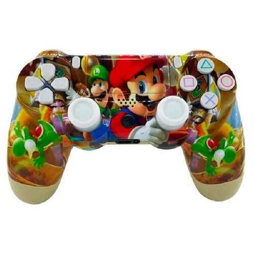 Геймпад/Джойстик/Контроллер Bluetooth беспроводной для консоли/приставки PS4 Mario  & Luigi