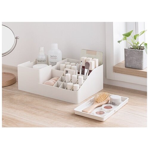 Ящик органайзер для хранения косметики, канцелярии и различных бытовых мелочей