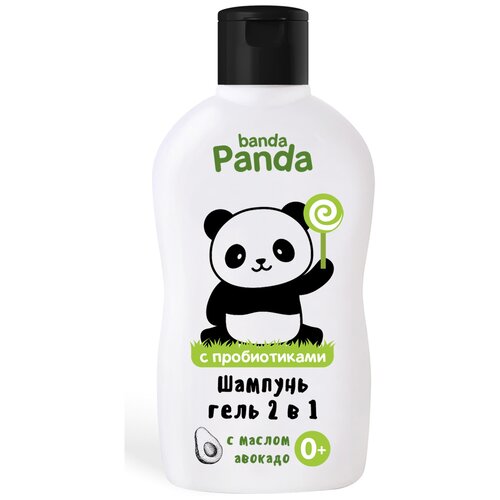 фото П-0007 шампунь-гель 2 в 1 для купания, серии "панда",250мл banda panda