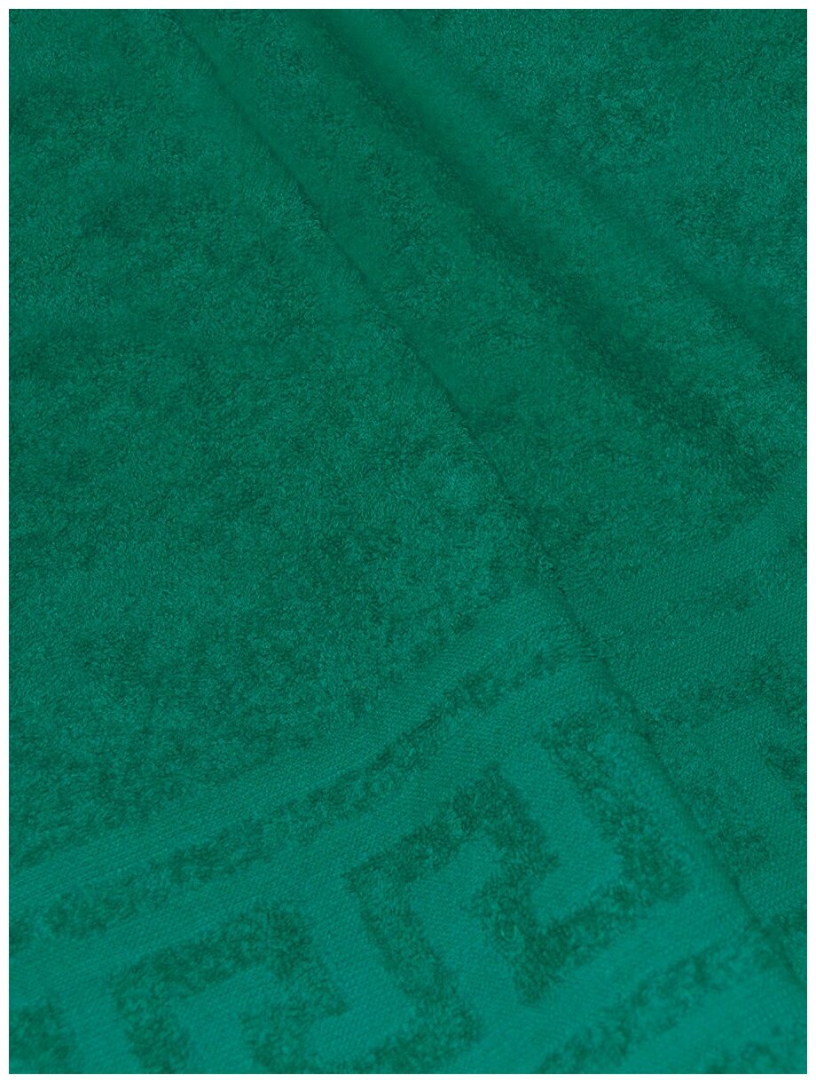 Комплект махровых полотенец 40х70 см ( 380гр/м2), 5 шт., оранж, серый, синий, зеленый, бордо - фотография № 10