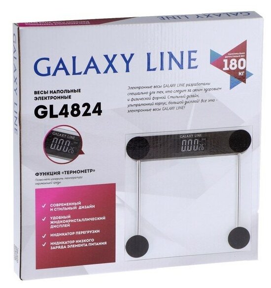 Весы напольные электронные Galaxy LINE GL4824 - фотография № 10