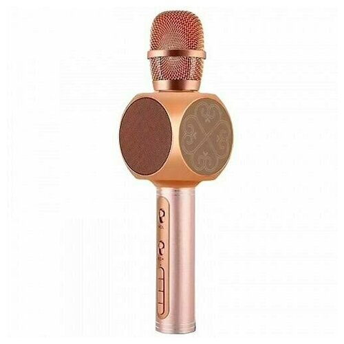 Беспроводной Bluetooth караоке микрофон Magic YS-63, розовый