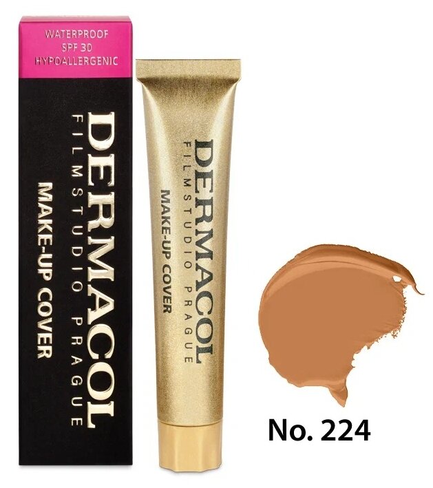 Тональный крем с высоким маскирующим свойством Dermacol Make-up Cover, тон 224