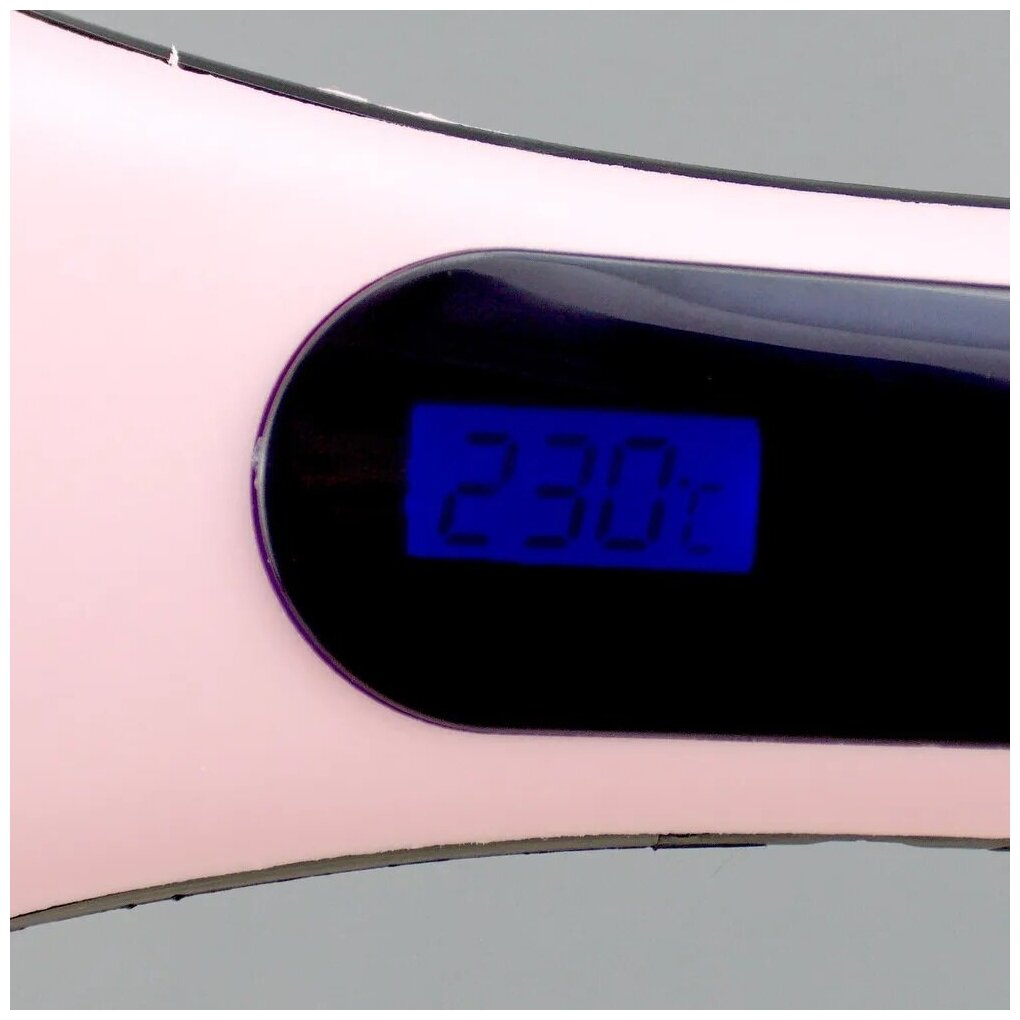 Расческа выпрямитель (термощетка) для укладки волос Shinon SH-906/индикатор и плавная регулировка температуры 30-230 C/ионизация - фотография № 4