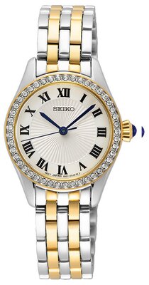 Наручные часы SEIKO CS Dress SUR336P1, золотой, белый