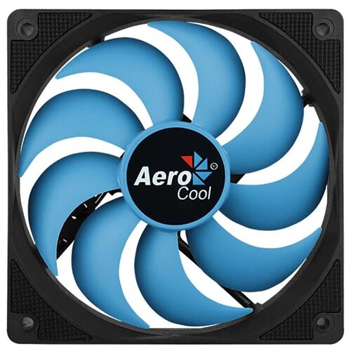 Вентилятор Aerocool Motion 12 plus Blue 120x120mm 3-pin 4-pin(Molex)22dB 160gr LED Ret вентилятор aerocool motion 8 plus 80x80mm 3 pin 4 pin molex 25db 90gr ret