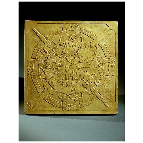 Дендерский зодиак (имитация светлого камня)