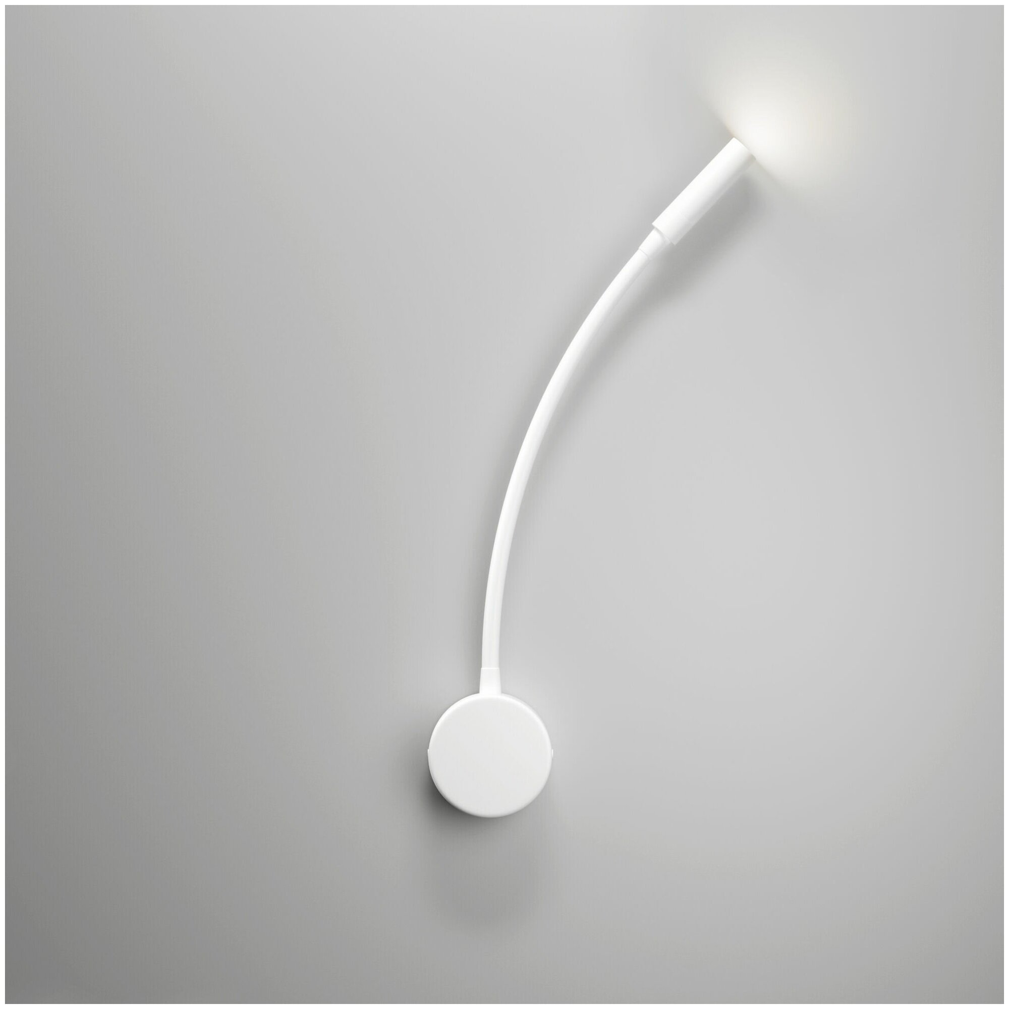 Бра \ Настенный светодиодный светильник на гибкой ножке Elektrostandard BARD 40117/LED, цвет белый - фотография № 3
