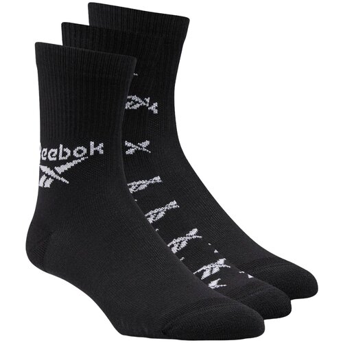 Носки 3 пары Reebok CL FO Crew Sock 3P BLACK Унисекс GG6683 S