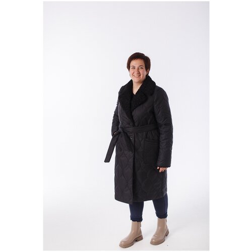 KR-277 Пальто женское розовый Kristina Moda