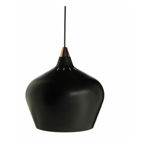 Лампа подвесная cohen small, черная матовая, черный шнур Frandsen 14416521001
