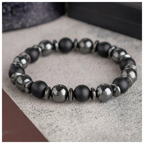 фото Браслет, 1 шт., черный нет бренда