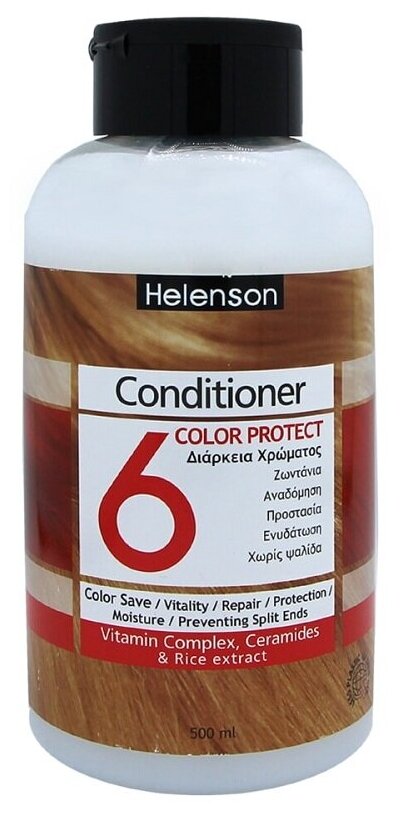 Helenson Conditioner Color Protect 6 - Хеленсон Кондиционер для окрашенных волос 6, 500 мл -